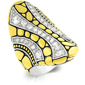 Abstract Cobblestone Ring