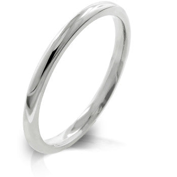 2 mm Stainless Steel Wedding Band